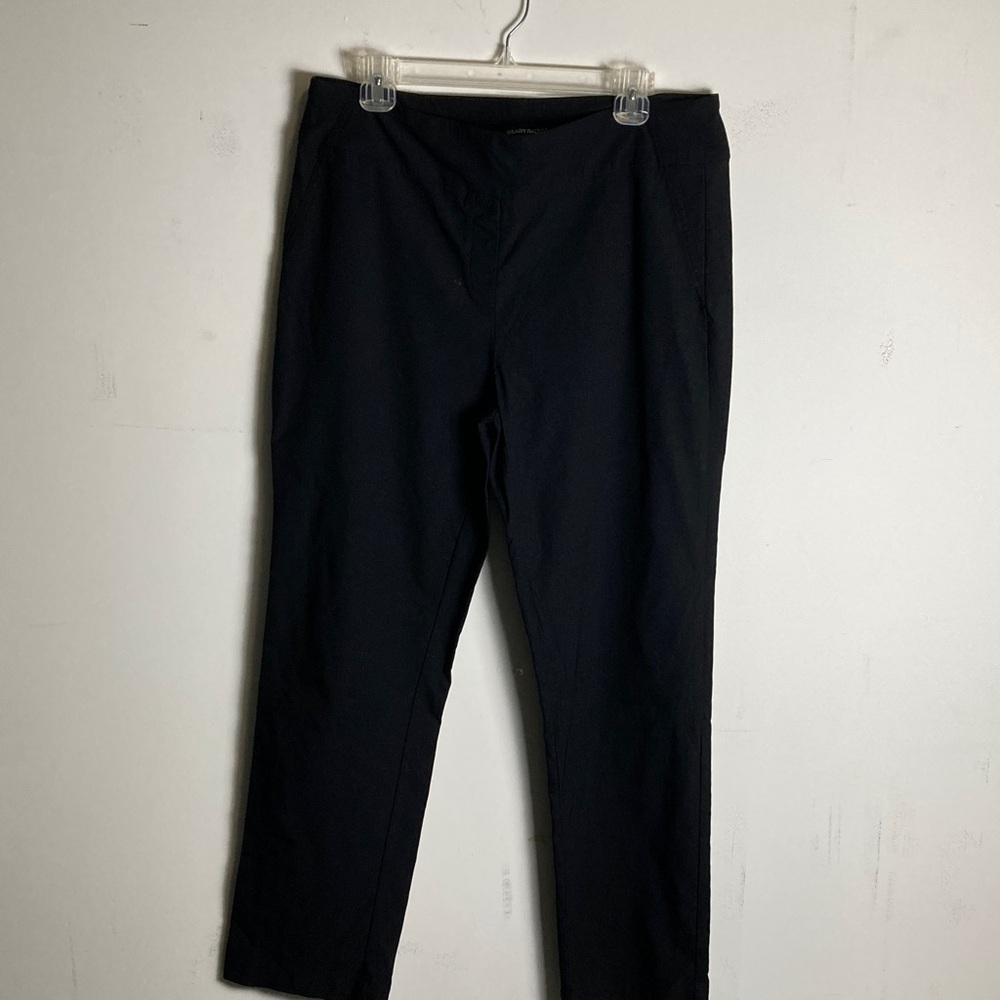 Hilary Radley Black Straight Leg Women's Pants
